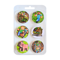 Pack De 6 Pins Prendedores - Minecraft
