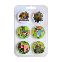Pack De 6 Pins Prendedores - Minecraft - comprar online