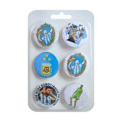 Pack De 6 Pins Prendedores - Afa Seleccion Argentina - comprar online