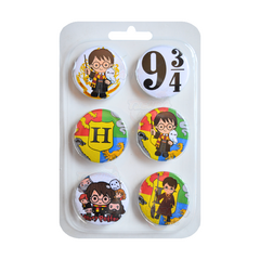 Pack De 6 Pins Prendedores - Harry Potter en internet