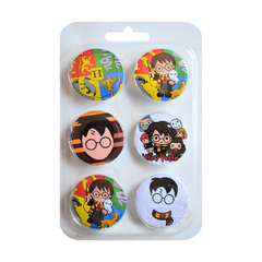 Pack De 6 Pins Prendedores - Harry Potter - comprar online