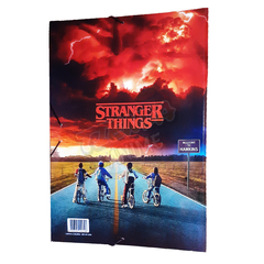 Carpeta Oficio Escolar Numero 5 Elasticos Stranger Things CAR301 - comprar online