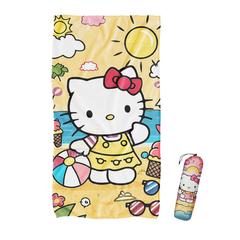 Toallon Microfibra Playero - Hello Kitty TOA119