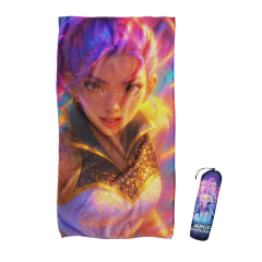 TOALLON MICROFIBRA PLAYERO RUMI GUERRERAS KPOP - DEMON HUNTER TOA281 - comprar online