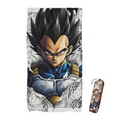 TOALLON MICROFIBRA PLAYERO VEGETA MANGA - DRAGON BALL Z TOA320