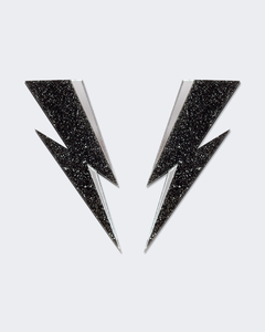 brincos bowie black - BASFOND