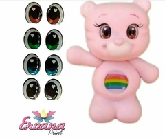 Cartela Olhos Resinados 056 e Cor mista - Ervana Print (Olho Resinado) Micro