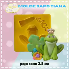 MOLDE Sapo Tiana Arte da Cris