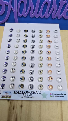 Cartela Resinados HALLOWEEN 2 com 79 unidades- Atelie Adriartes - loja online