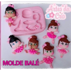 Molde Silicone Bale o arte da cris Revendedor autorizado -Bale-Balé-balezinho na internet