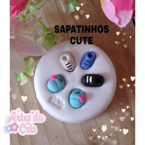 MOLDE SAPATINHOS CUTE Arte da Cris revendedor autorizado