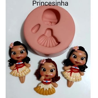 Molde Silicone Princesinha Sandra Moldes Rev. autorizado