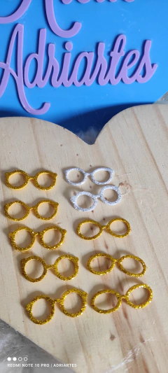 Óculos Redondo para Apliques P com 10