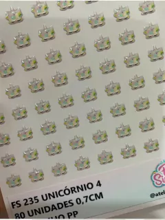 Cartela 235 UNICÓRNIOS 4 - Fer Simoes