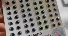 Imagem do Cartela Olhos Resinados FS 124 Avatar Misto Fer Simoes PP