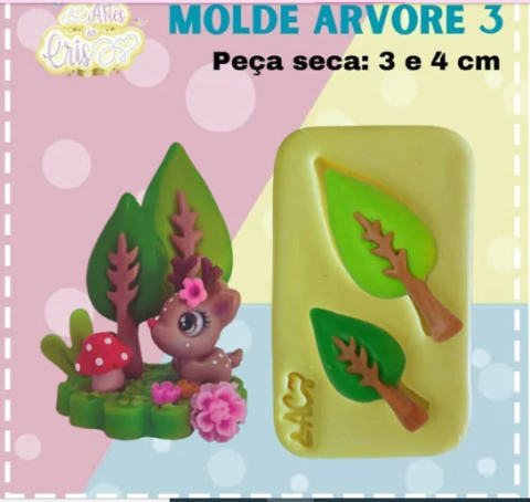 MOLDE ARVORE 3 Arte da Cris