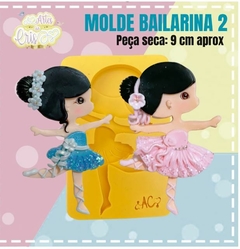 MOLDE Bailarina 2 Arte da Cris, Rev.autorizado
