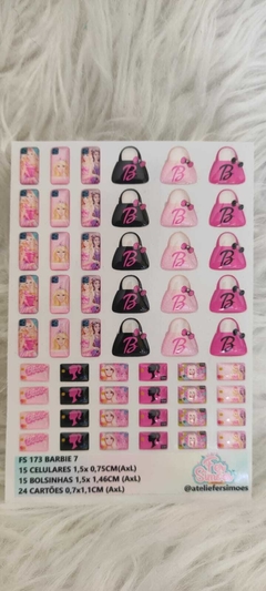 Cartela 173 BARBIE 7 - Fer Simoes - comprar online