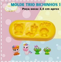 MOLDE TRIO BICHINHOS 1 Arte da Cris