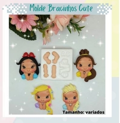 Molde Braçinhos Cute, Arte da Cris (Braço,Braços,Bracinho)