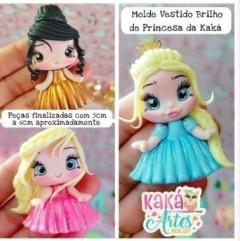 Molde Vestido Brilho de Princesa da Kaká- Revendedor autorizado - comprar online