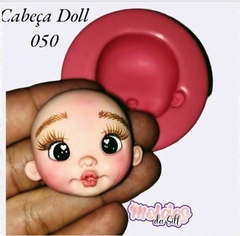 Molde Cabeça Doll 050(Biquinho) -P ou G Moldes Biscuit da Sil