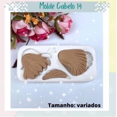 Molde Cabelo 14 Arte da Cris (Cabelos,cabelinho,Cabelinhos)