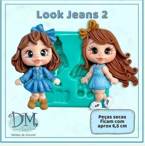 Molde Look Jeans 2 Deivid Machado - comprar online