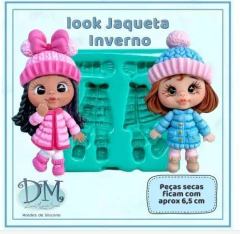 Molde Look jaqueta Inverno D.M Deivid Machado - comprar online