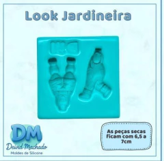 Molde Look jardineira D.M Deivid Machado na internet