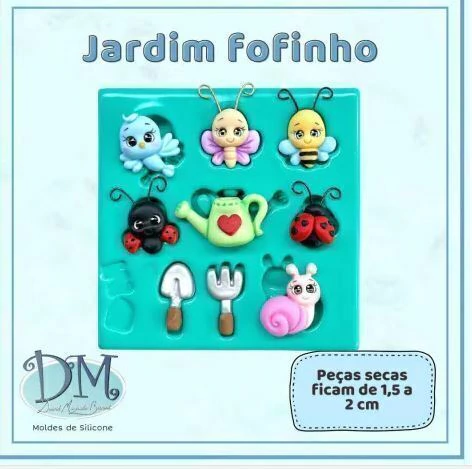 Molde Jardim Fofinho Deivid Machado - comprar online