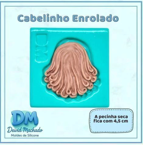 Molde Cabelinho Enrrolado D.M Deivid Machado - comprar online