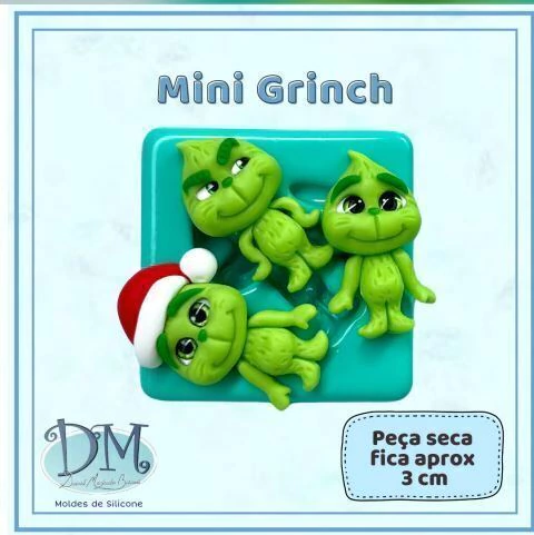 Molde Mini Grinch D.M Deivid Machado - comprar online