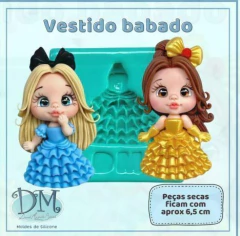Molde Vestido Babado D.M Deivid Machado - comprar online