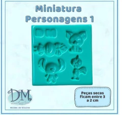 Molde Miniatura Personagens 1D.M Deivid Machado na internet