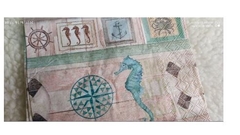 Guardanapo Cavalo Marinho para Decoupage peças mdf 33x33cm ( Guardanapos )