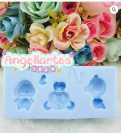 Molde Bichinhos 14 - Angellartes - - comprar online