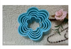 Cortador Flores Azul e Rosa ( Plástico ,cortadores , flores ) - comprar online