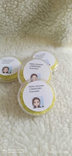 Granulado biscuit cor amarela para laços e artesanato 10 gr - comprar online