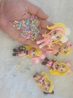 Micro Laçinhos Fimo com 5grs aproximadamente 370 lacinhos