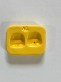 Molde Duo Cabecinhas 6 Arte da Cris - comprar online