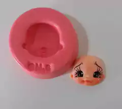 Molde Cabeça P007 Lu Ruas - Moldes Biscuit da Sil - loja online