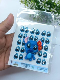 Cartela De Olhos STITCH E ANGEL-Atelie Adriartes-stich - Atelier Adriartes