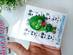 Cartela de Olhos DIVERTIDAMENTE ALEGRIA, NOJINHO,INVEJA - com 18 unidades- Atelie Adriartes - comprar online