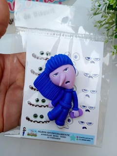 Cartela de Olhos Divertidamente ANSIEDADE, MEDO,TÉDIO - com 15 unidades - Tamanho Variados- Atelie Adriartes - comprar online