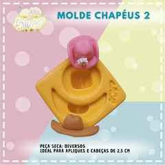 MOLDE CHAPEUS 2 Artes da Cris