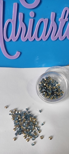 Strass Resina cristal Azul - 2 MM ( Cristais ) - loja online