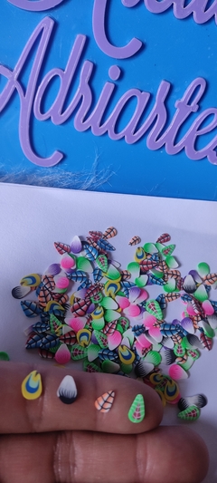 Fimo folhas com 5 gramas