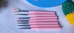 Kit com 7 Pincéis para Unhas - Atelier Adriartes