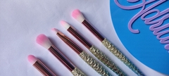 kit com 5 Pinceis Cauda de Sereia,